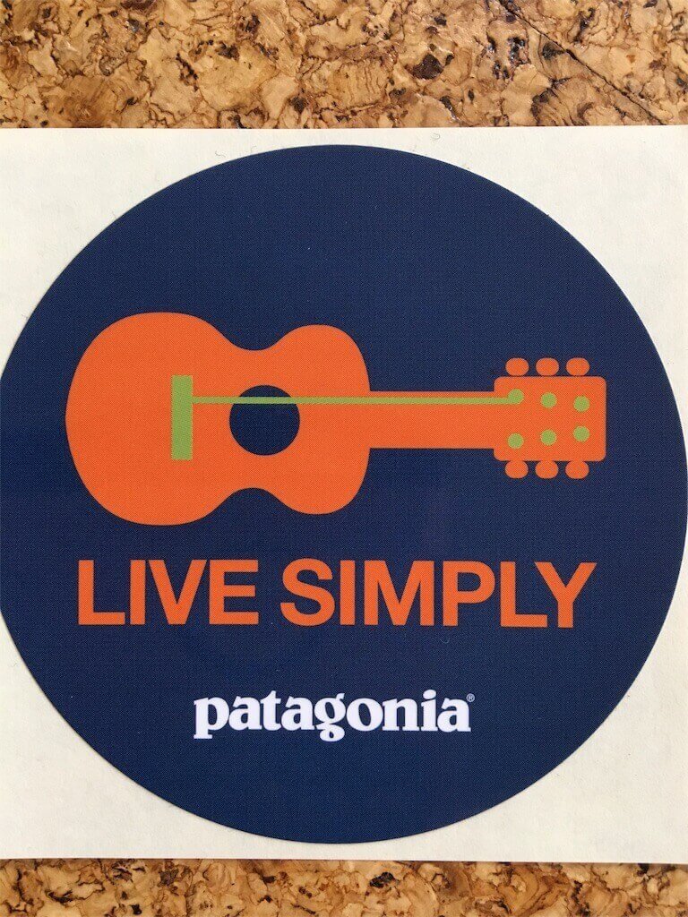 パタゴニア Live simply