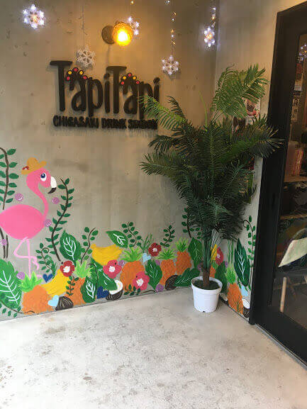 Tapi Tapi（タピタピ）のお店の前のインスタ映えポイント